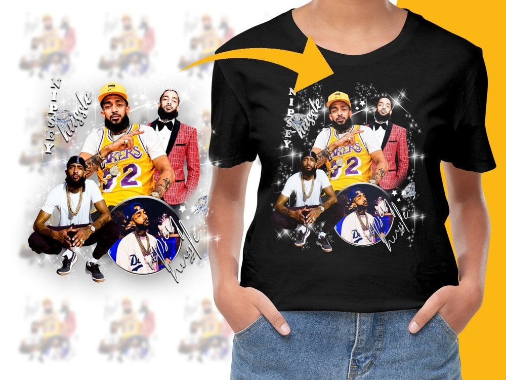 Nipsey Hussle Lakers PNG File - Teepew