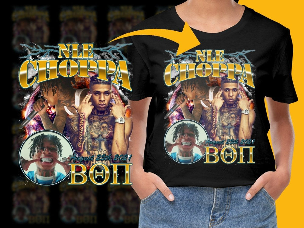 NLE Choppa Bold Graphic Concert Event PNG File - Teepew