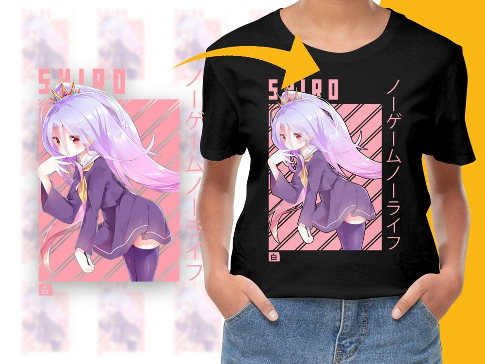 No Game No Life Shiro Character Art PNG Digital - Teepew