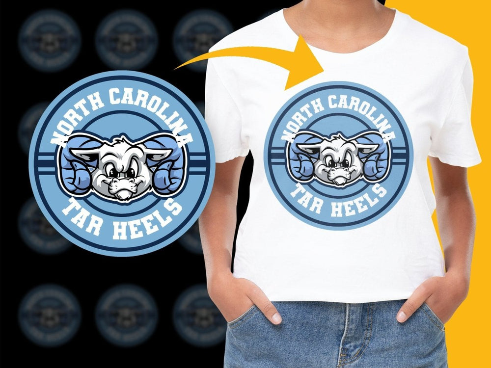 North - Carolina NCAA College PNG File - Teepew