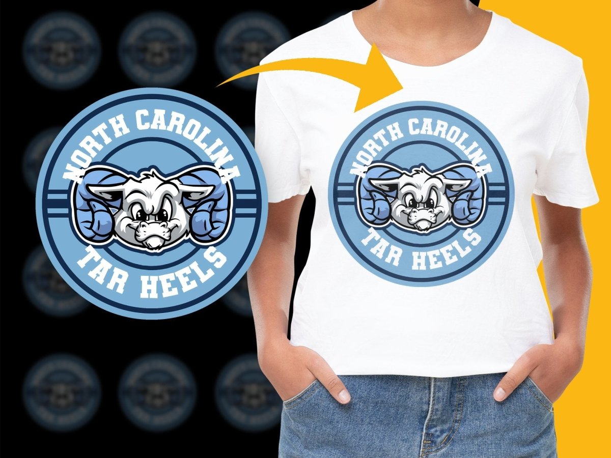 North - Carolina NCAA College PNG File - Teepew