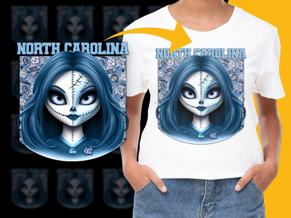 North Carolina Tar Heels NCAA College PNG File - Teepew
