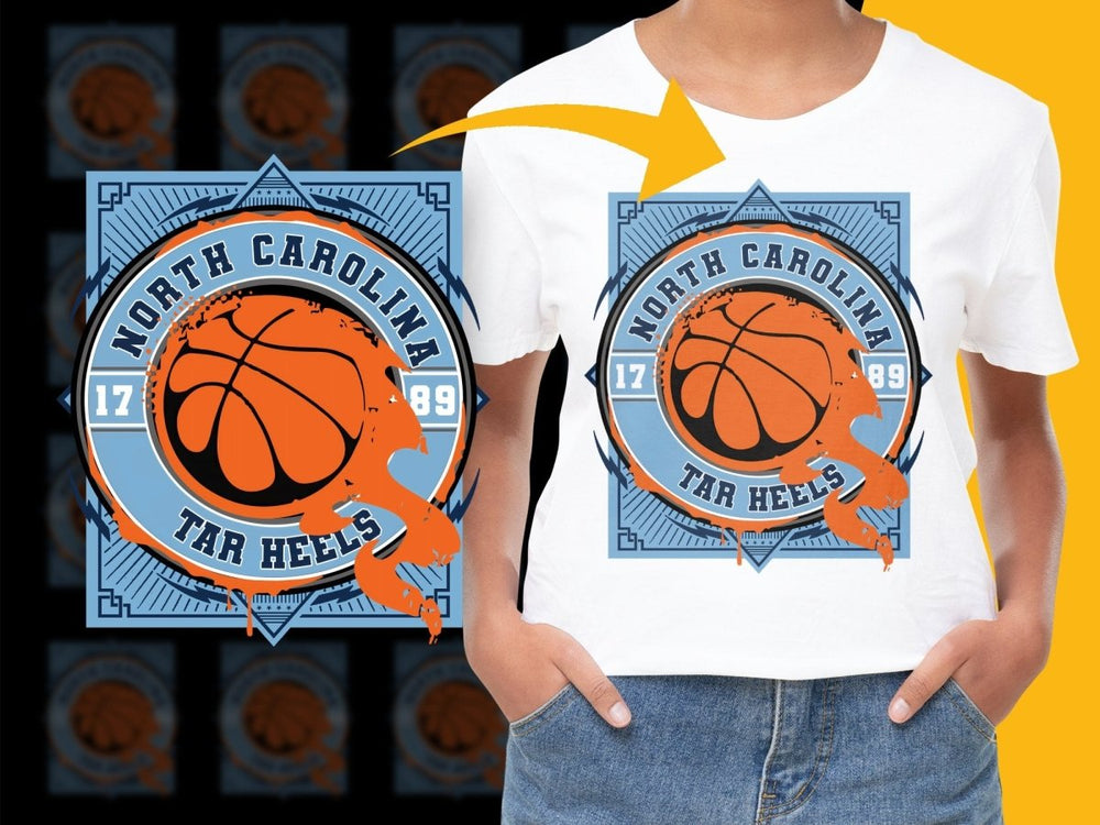 North Carolina Tar Heels NCAA College PNG File - Teepew
