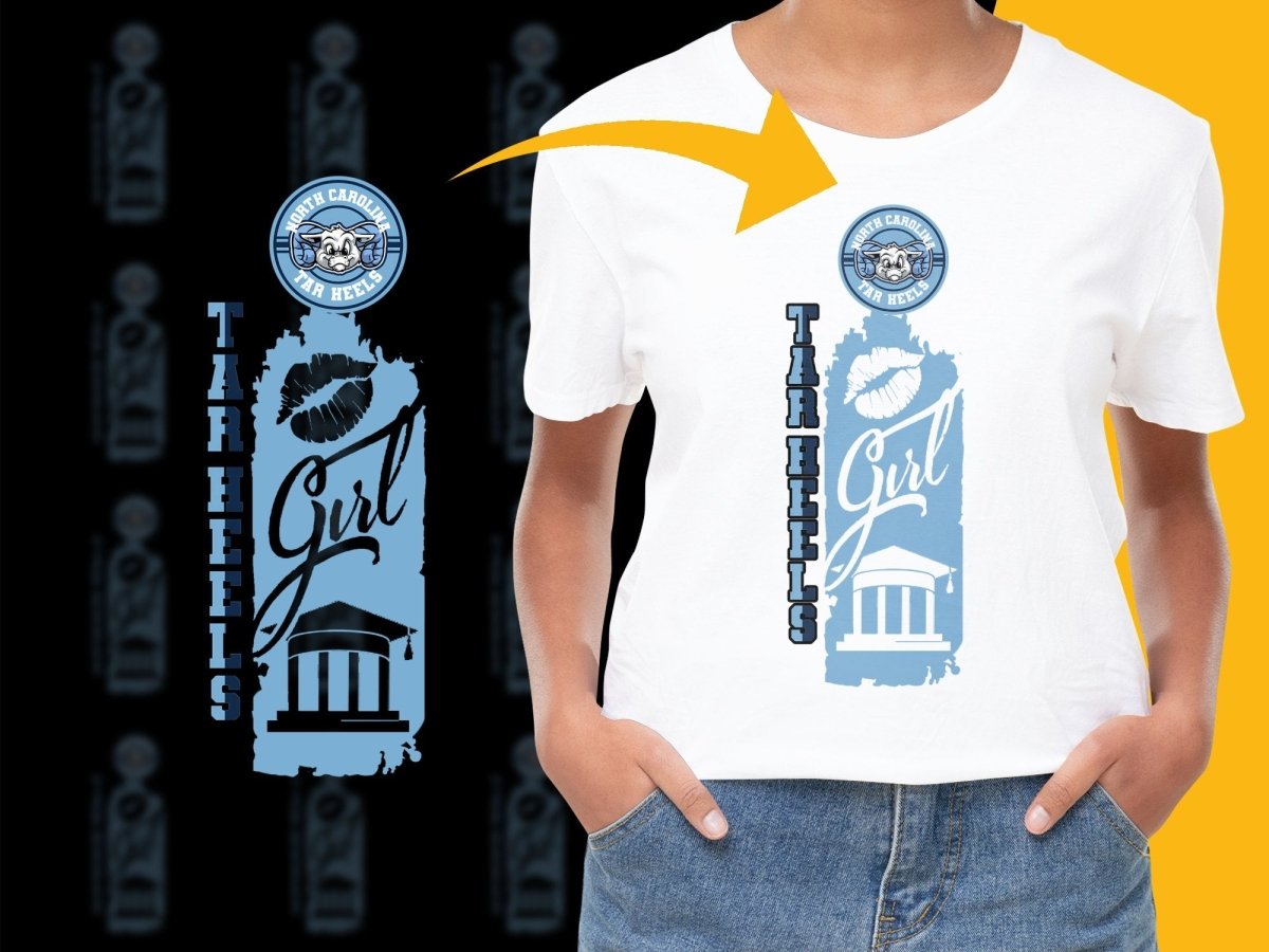 North Carolina Tar Heels NCAA College PNG File - Teepew