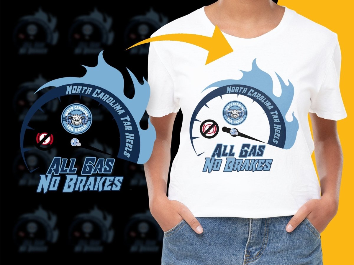 North Carolina Tar Heels NCAA College PNG File - Teepew