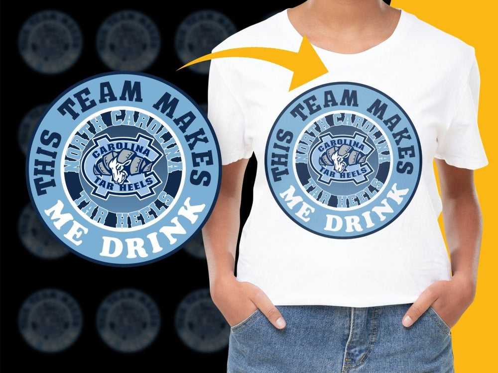 North Carolina Tar Heelsaj NCAA College PNG File - Teepew