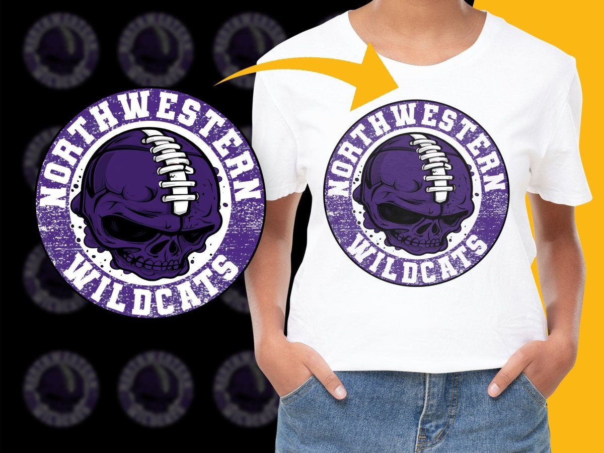 Northwestern Wildcats NCAA College PNG File - Teepew