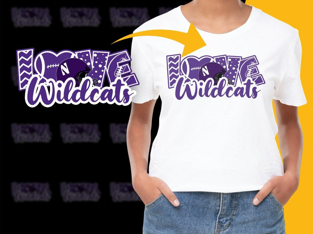Northwestern Wildcats NCAA College PNG File - Teepew
