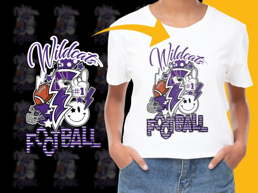 Northwestern Wildcats NCAA College PNG File - Teepew