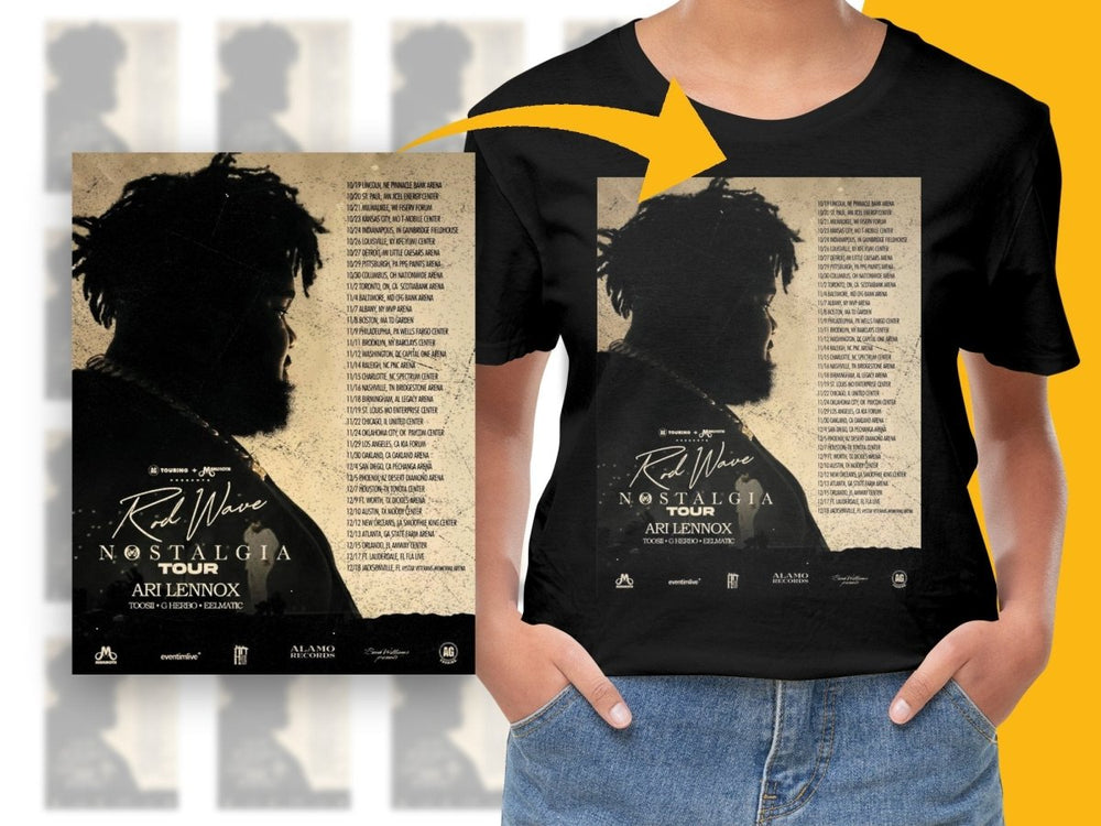 Nostalgia Tour Rod Wave PNG File - Teepew
