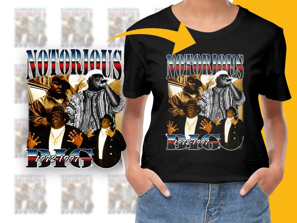 Notorious BIG Tribute 1972 - 1997 PNG File - Teepew
