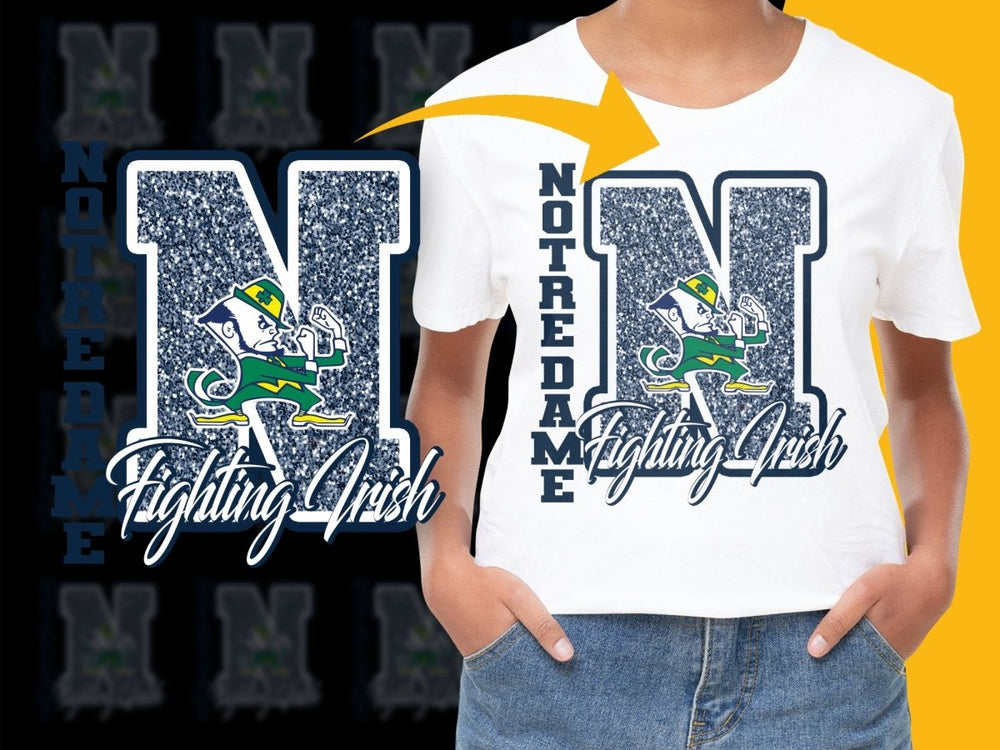 Notre Dame Fighting Irish NCAA College PNG File - Teepew