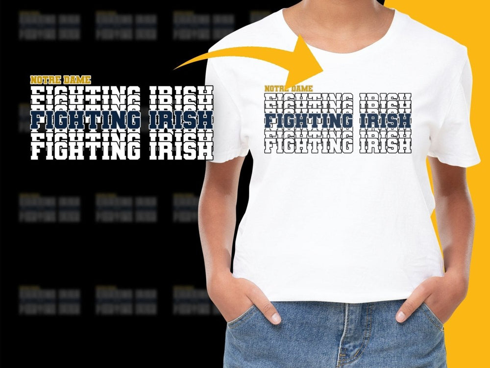 Notre Dame Fighting Irish NCAA College PNG File - Teepew