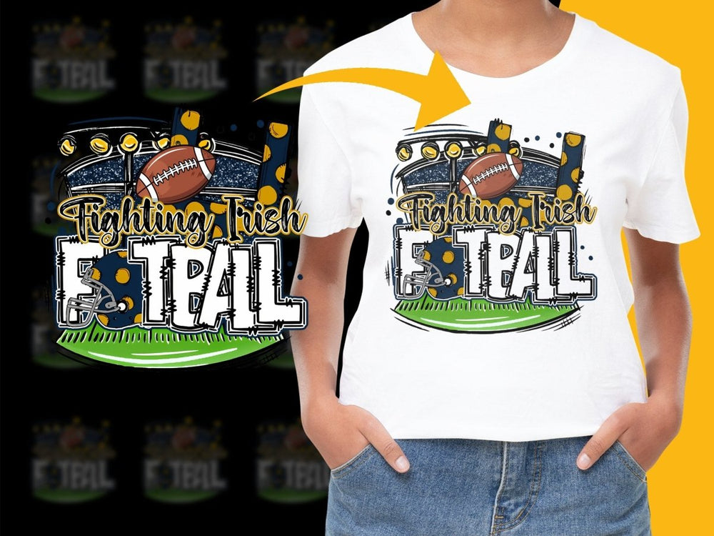 Notre Dame Fighting Irish NCAA College PNG File - Teepew