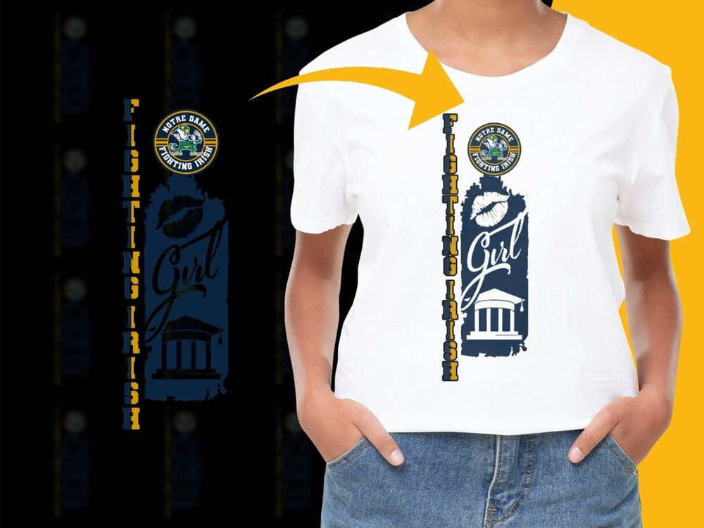 Notre Dame Fighting Irish NCAA College PNG File - Teepew