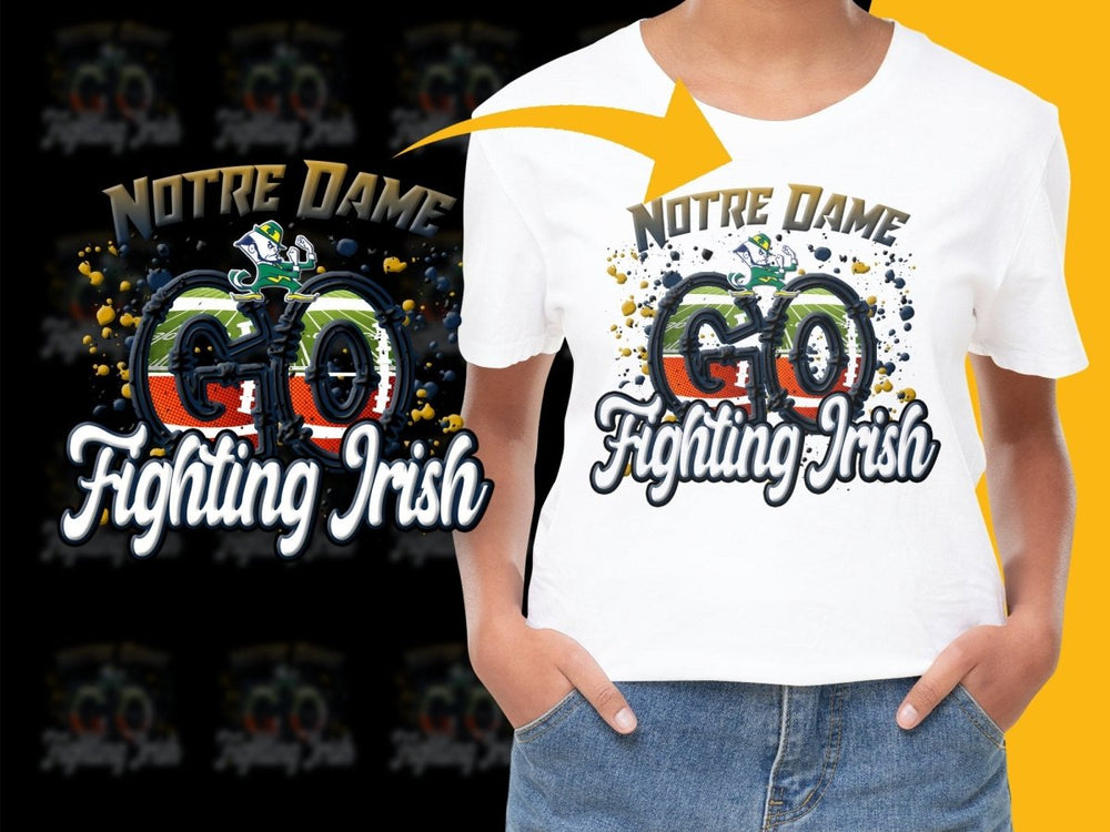 Notre Dame Fighting Irish NCAA College PNG File - Teepew