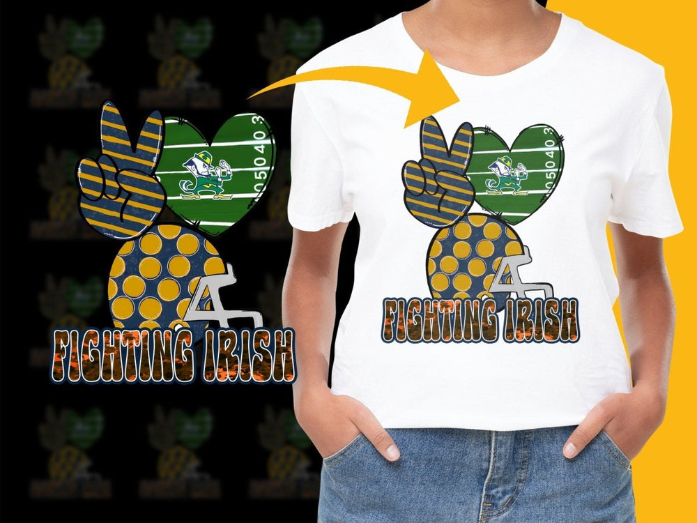 Notre Dame Fighting Irish NCAA College PNG File - Teepew