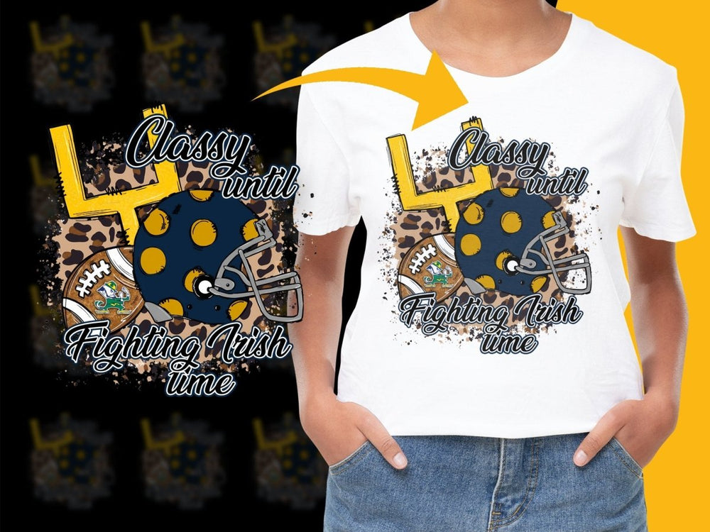 Notre Dame Fighting Irish NCAA College PNG File - Teepew