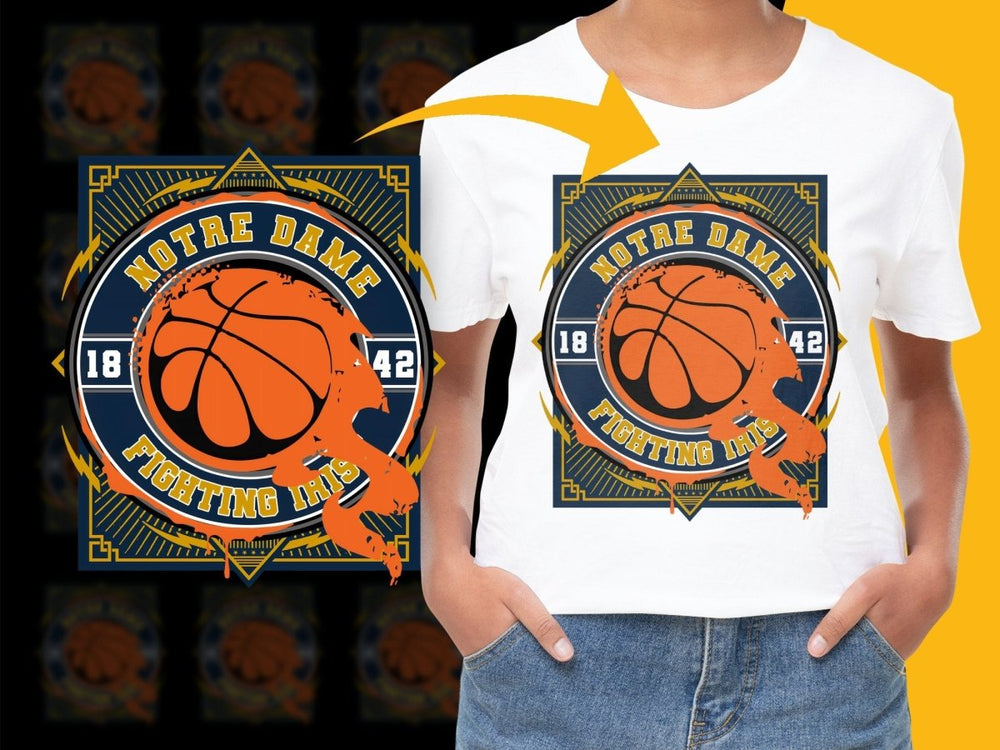 Notre Dame Fighting Irish NCAA College PNG File - Teepew