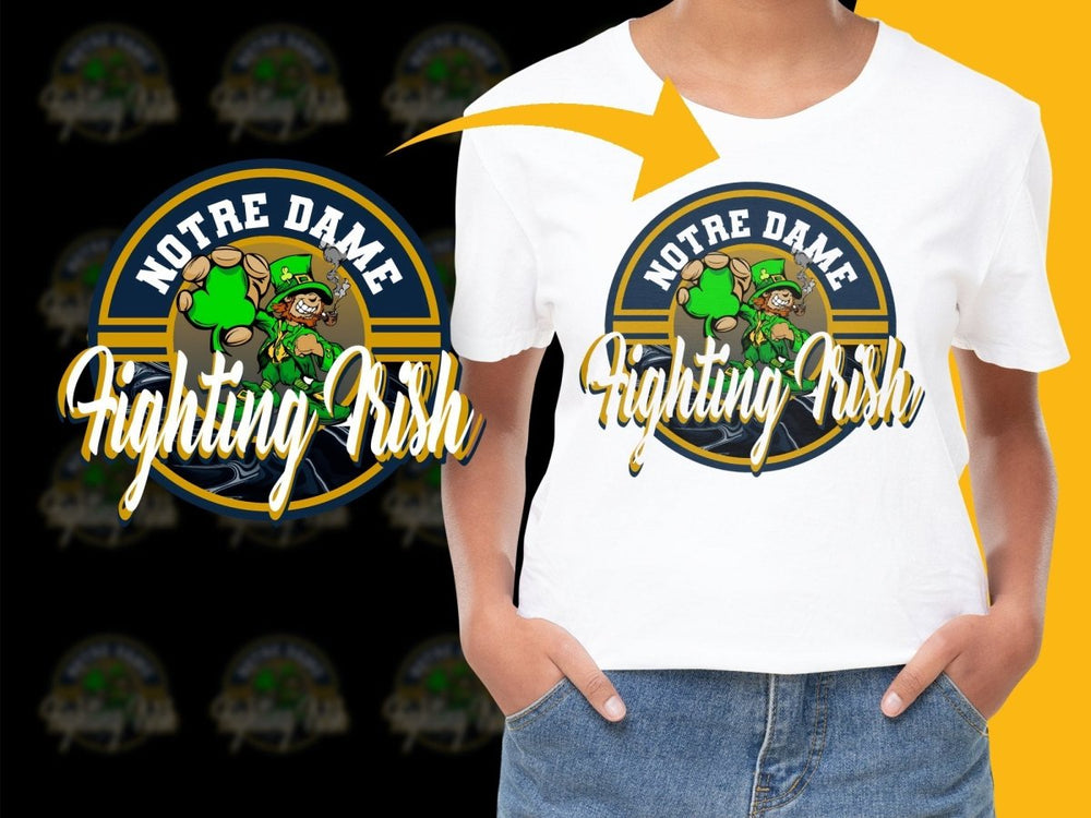 Notre Dame NCAA College PNG File - Teepew