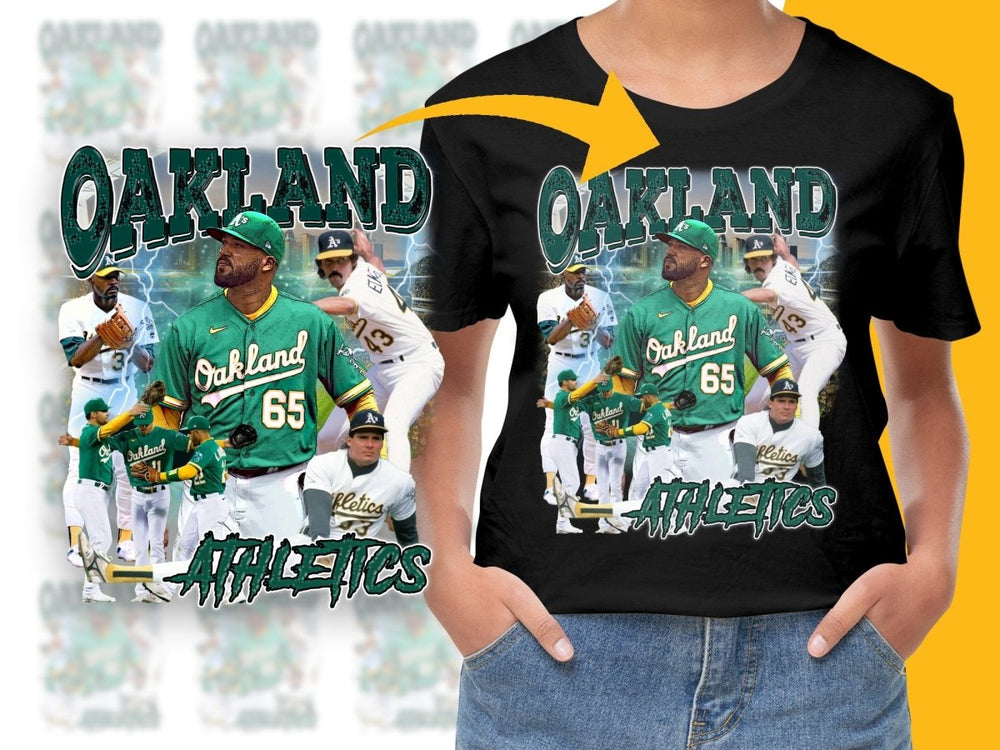 Oakland Athletics MLB Baseball Bootleg PNG File - Teepew