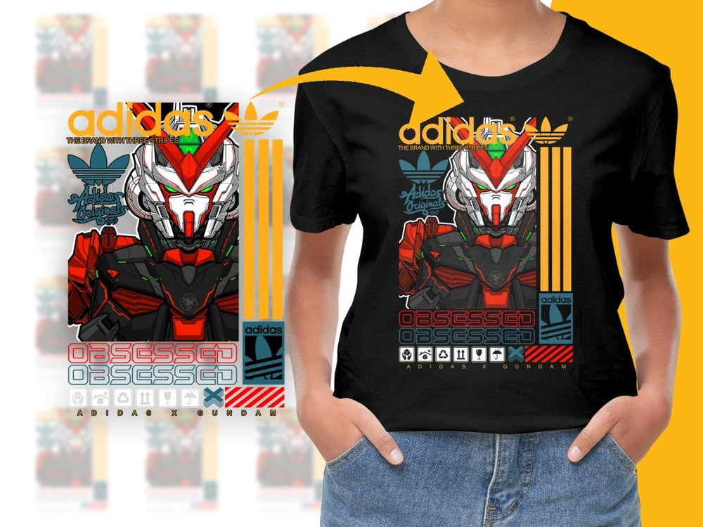 Obsessed Sport Brand Originals Gundam Graphic PNG File - Teepew