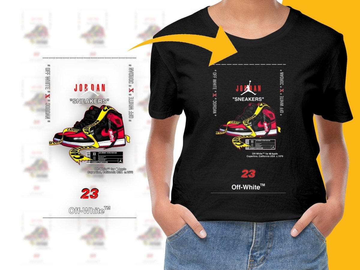 Off White x Sport Brand Retro Ban Sneakers Design PNG File - Teepew