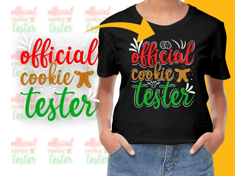 Official Cookie Tester Christmas Graphic PNG File - Teepew