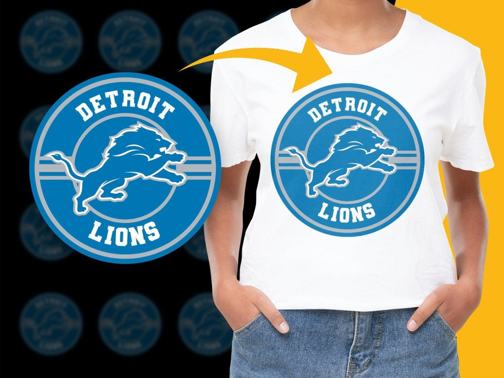 Official Detroit Lions Logo Unisex Graphic PNG File - Teepew