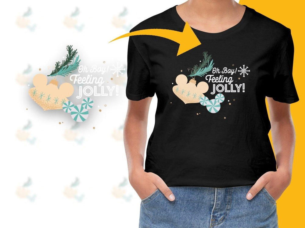Oh Boy Feeling Jolly Christmas Themed PNG File - Teepew