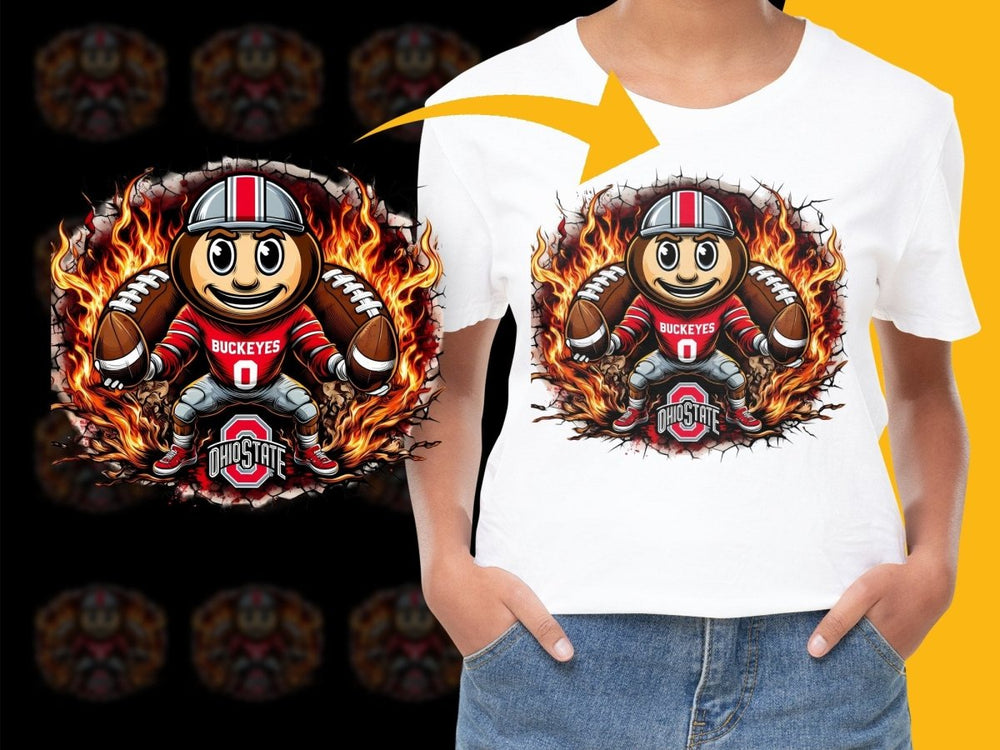 Ohio State Buckeyes Mascot PNG FileFootball Print PNG File - Teepew