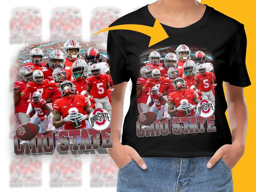 Ohio State Football Team Bootleg PNG File - Teepew