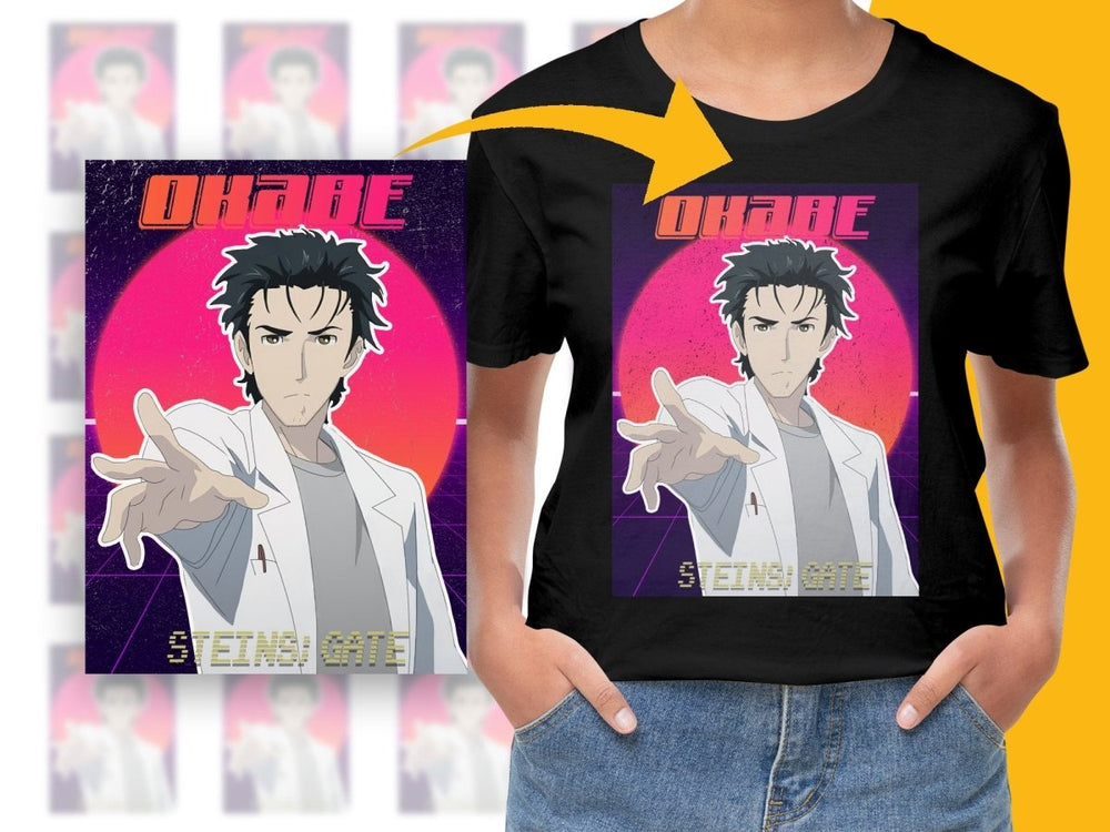 Okabe Steins Gate Character PNG Digital - Teepew