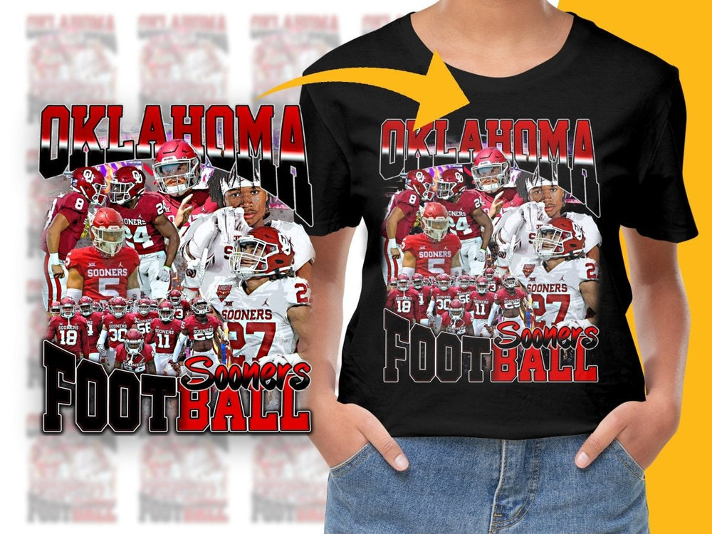 Oklahoma Sooners Football Action Packed PNG File - Teepew