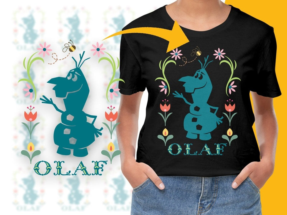 Olaf Christmas Cartoon Character Graphic PNG File - Teepew