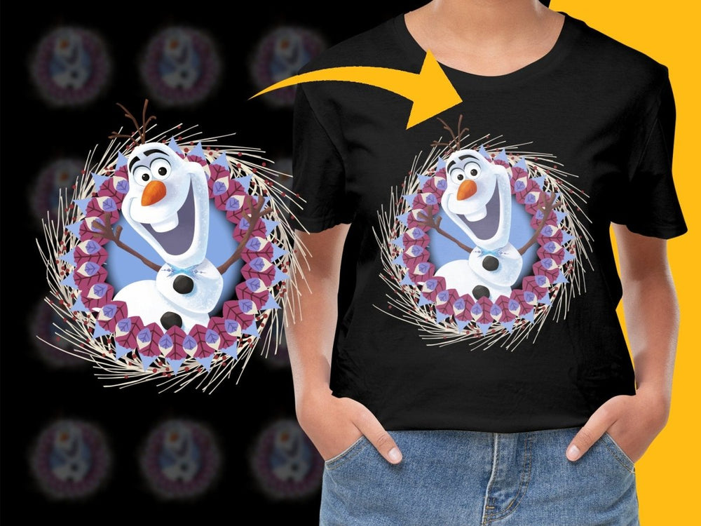 Olaf Christmas Joyful Snowman Holiday PNG File - Teepew