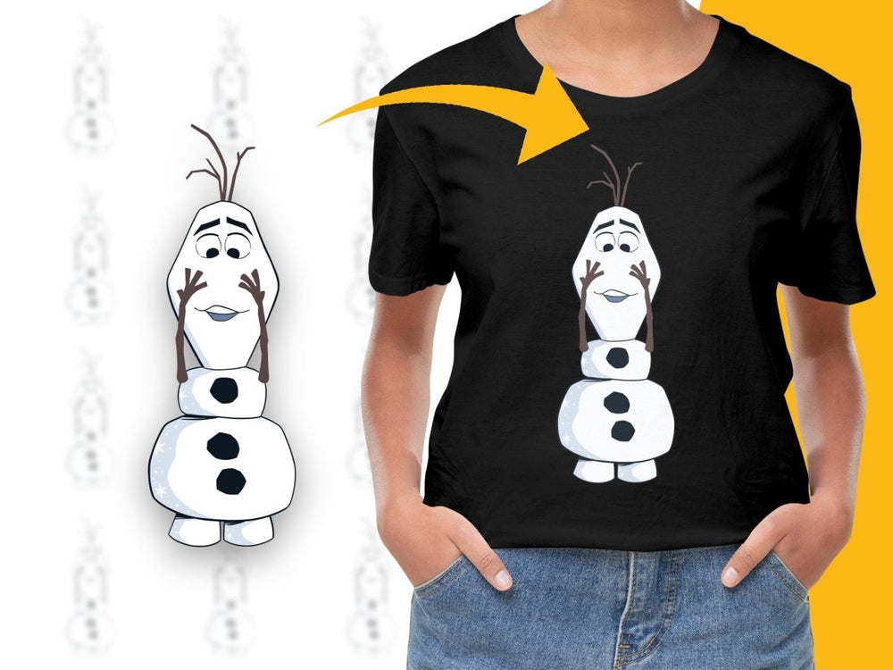 Olaf Christmas Snowman Character Graphic PNG File - Teepew