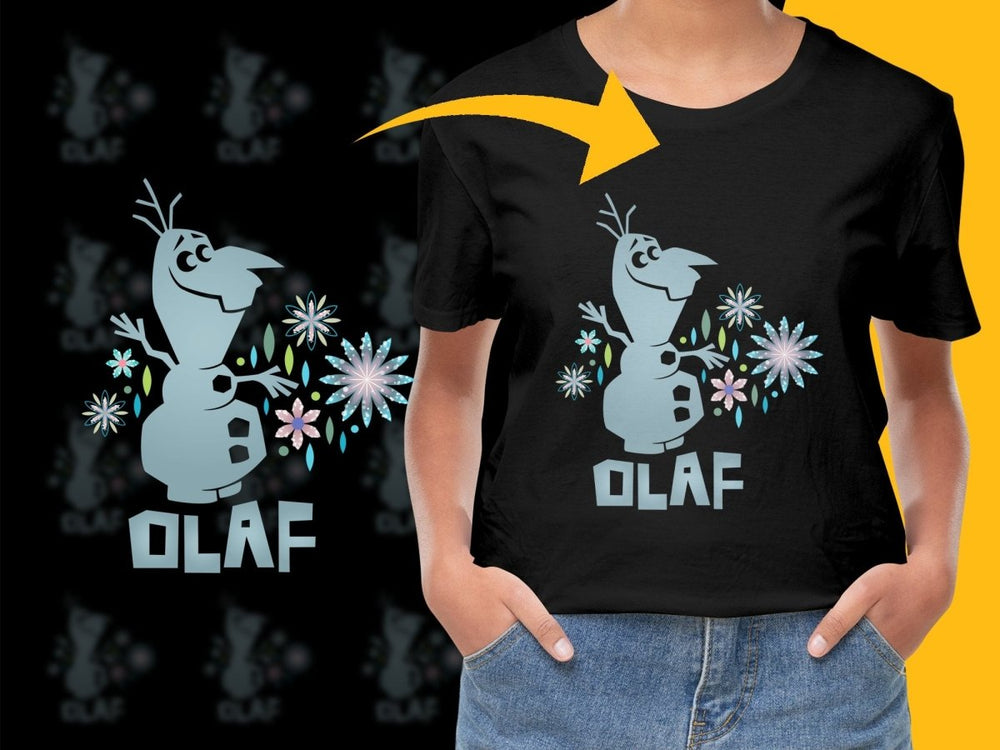 Olaf Christmas Themed Cheerful Graphic PNG File - Teepew