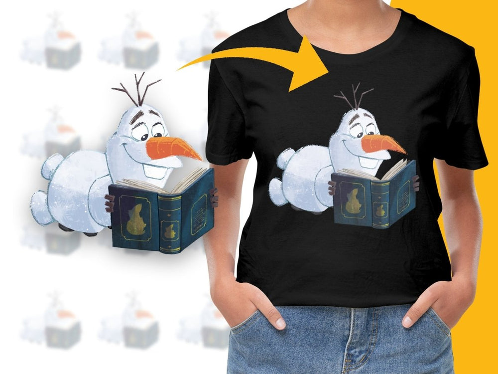 Olaf Enjoying a Book Digital product - Teepew
