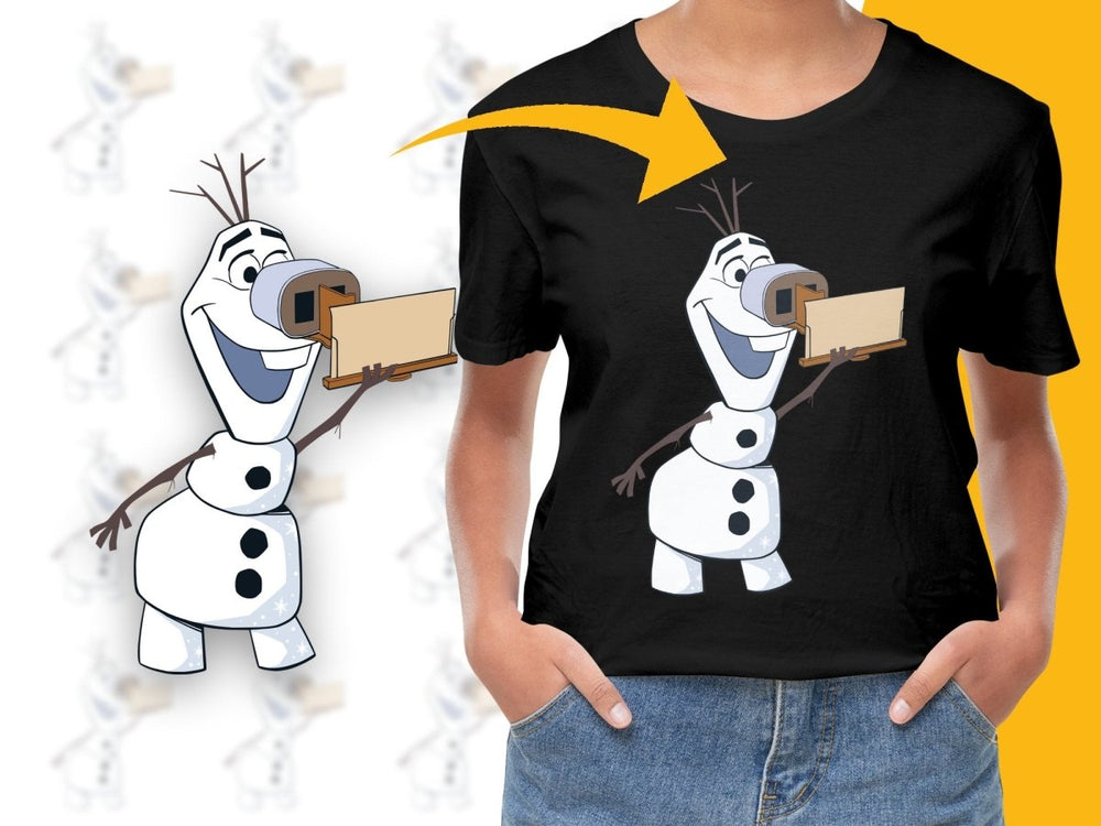 Olaf Expressing Joy Fun Christmas PNG File - Teepew