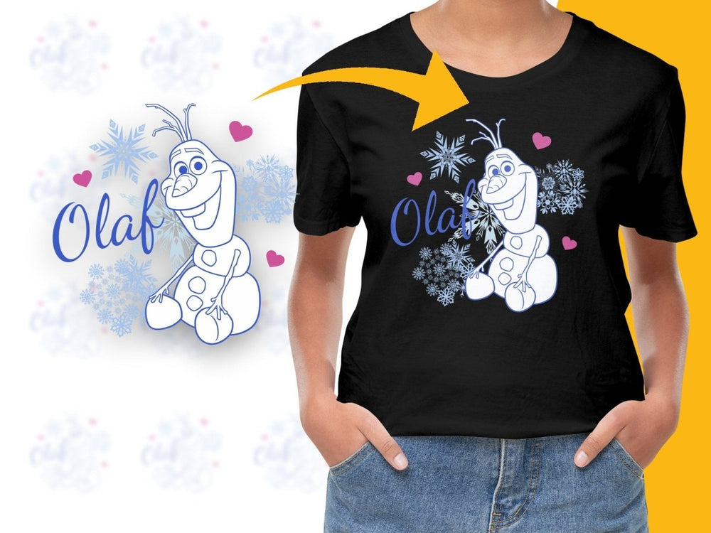 Olaf Snowflakes and Hearts Digital product - Teepew