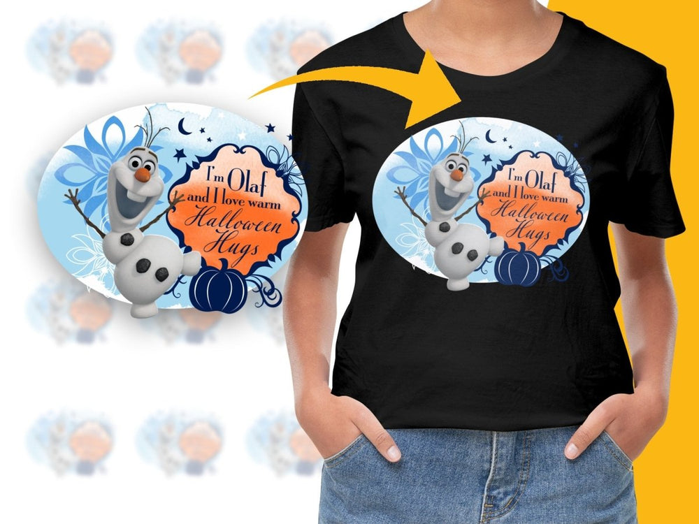 Olaf Warm Halloween Hugs Fun Autumn Season PNG File - Teepew