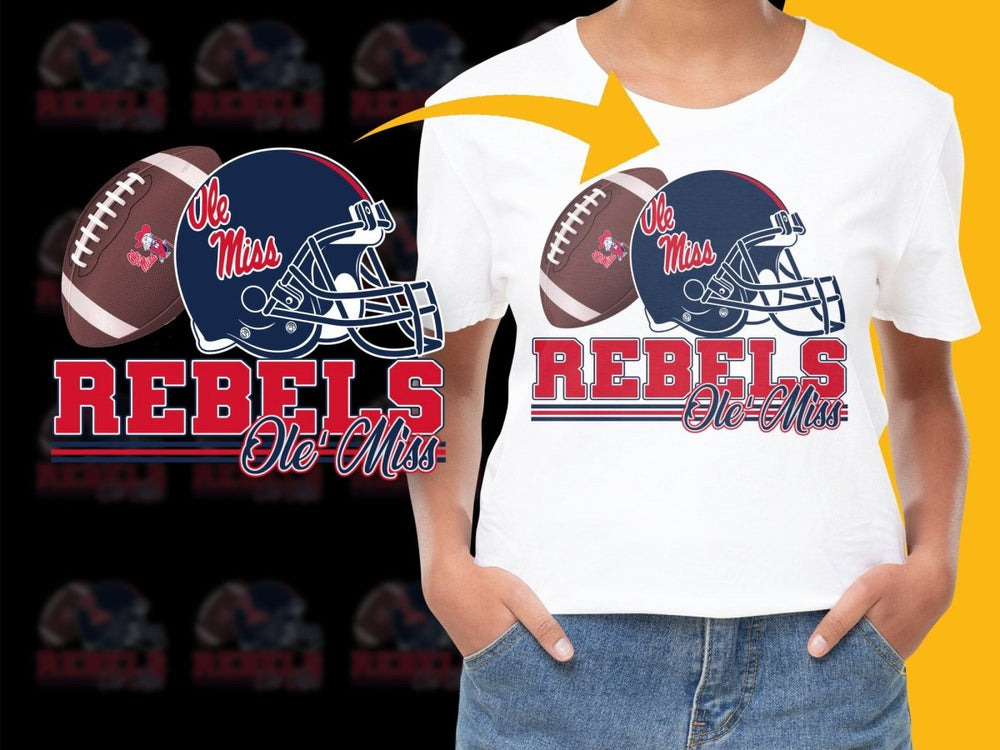 Ole Miss NCAA College PNG File - Teepew
