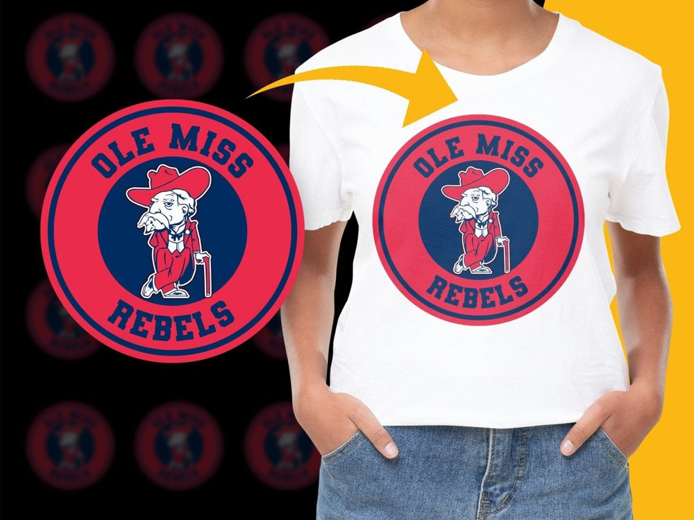 Ole Miss NCAA College PNG File - Teepew