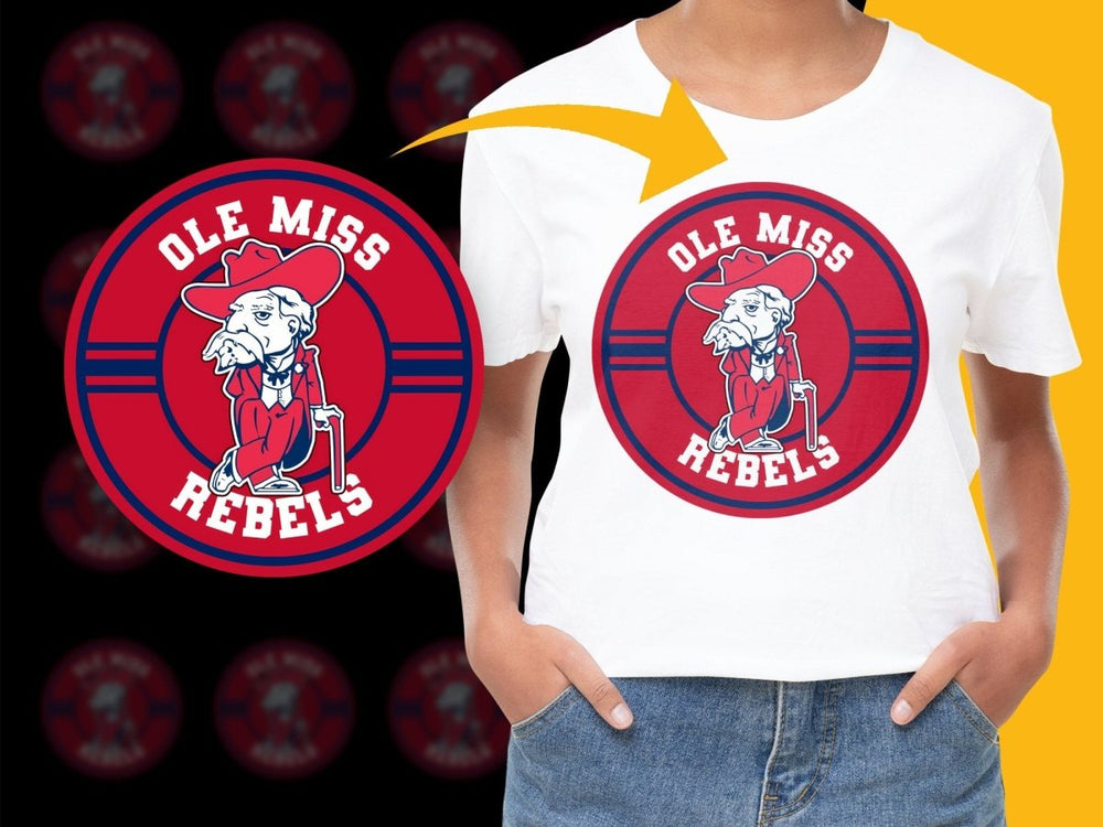 Ole - Miss NCAA College PNG File - Teepew