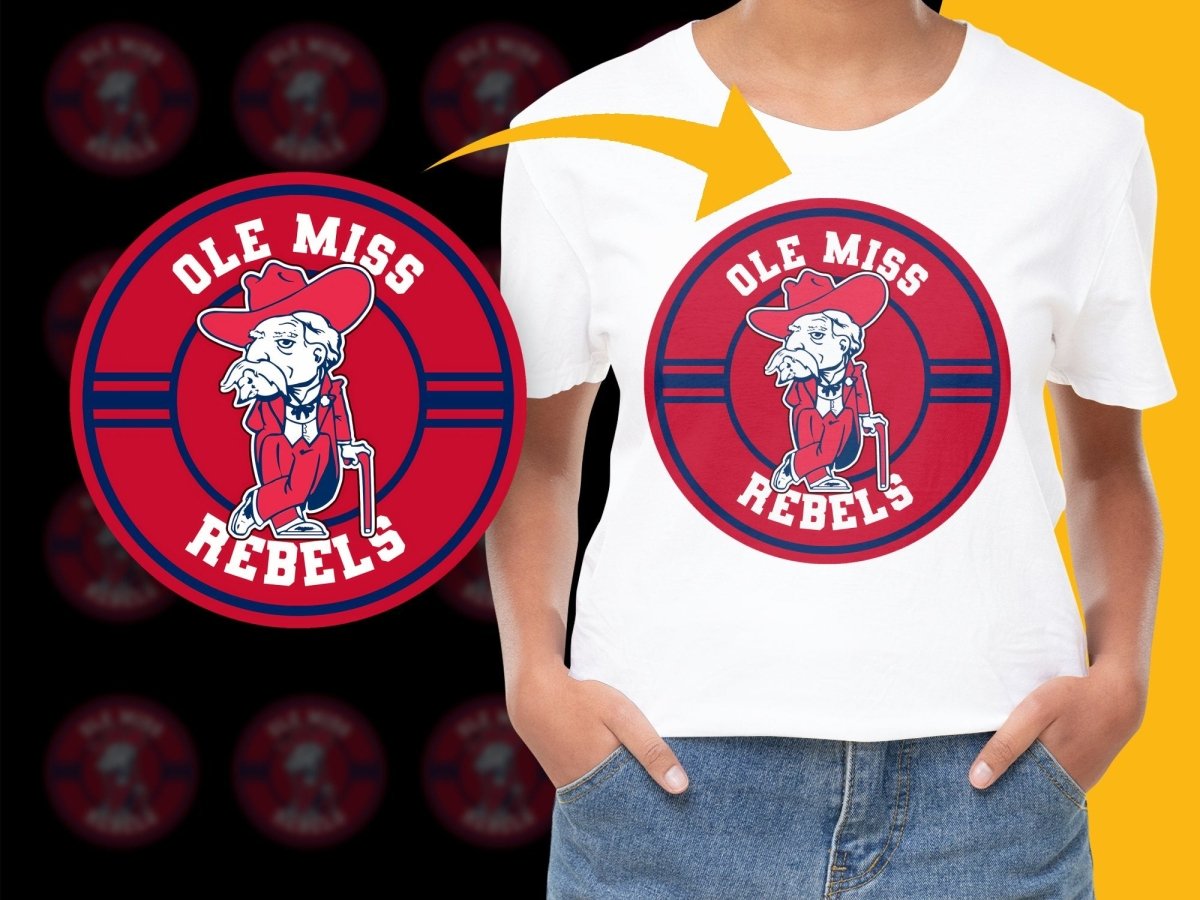 Ole - Miss NCAA College PNG File - Teepew