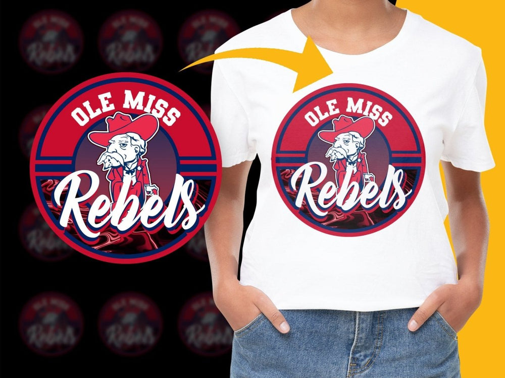 Ole Miss NCAA College PNG File - Teepew