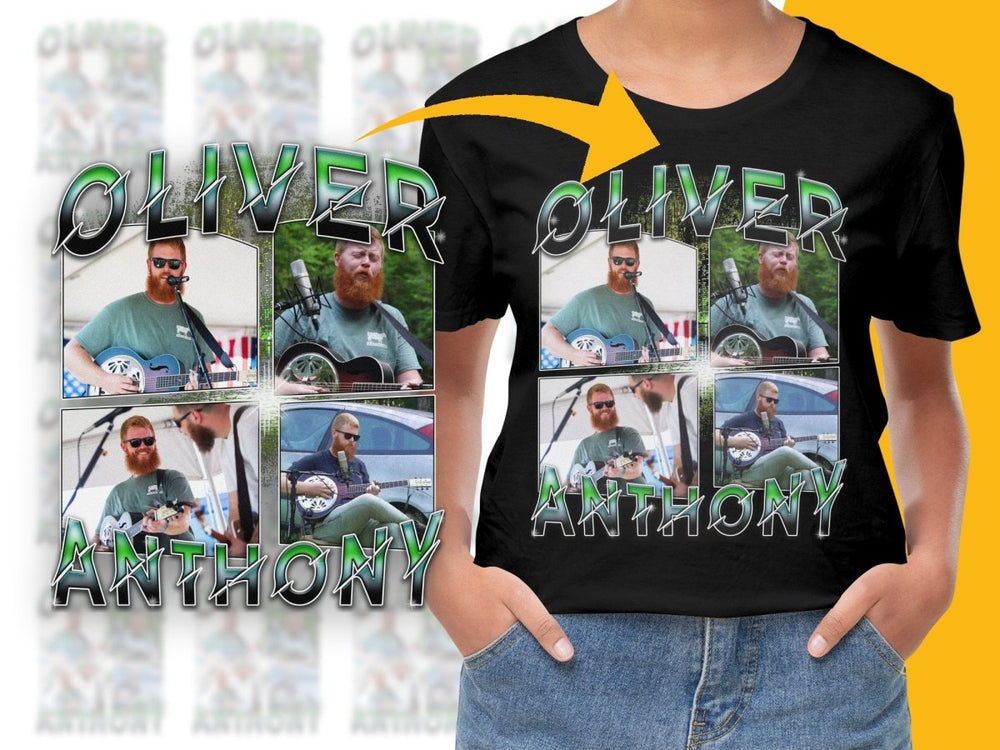 Oliver Anthony Bootleg Music Performance Graphic PNG File - Teepew