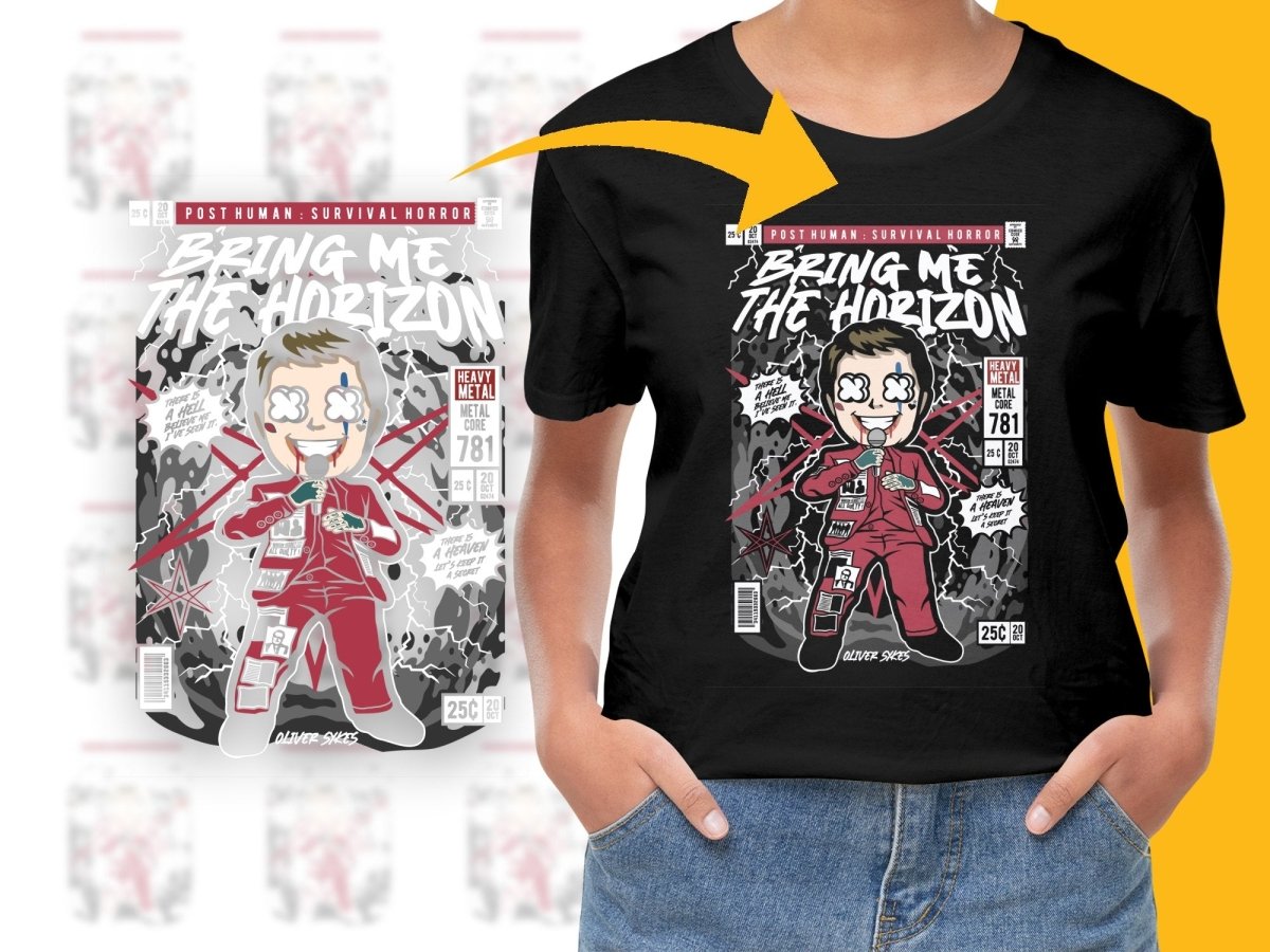 Oliver Sykes BMTH Popculture PNG File - Teepew