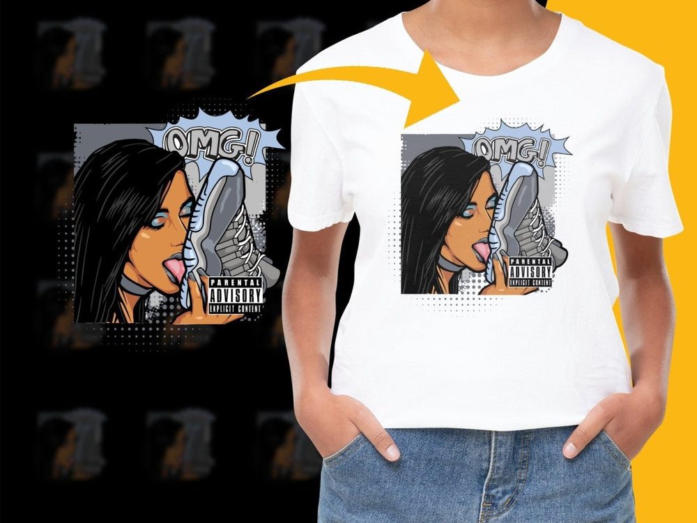 OMG Comic Style Pop Art Design Parental Advisory PNG File - Teepew